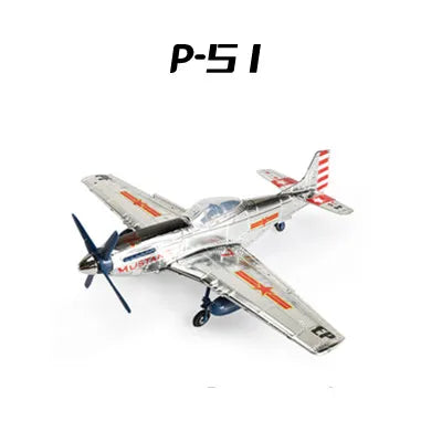 GSF 1/48 WW II Fighter Aircraft 4D Assembly Puzzle Military Model Kit