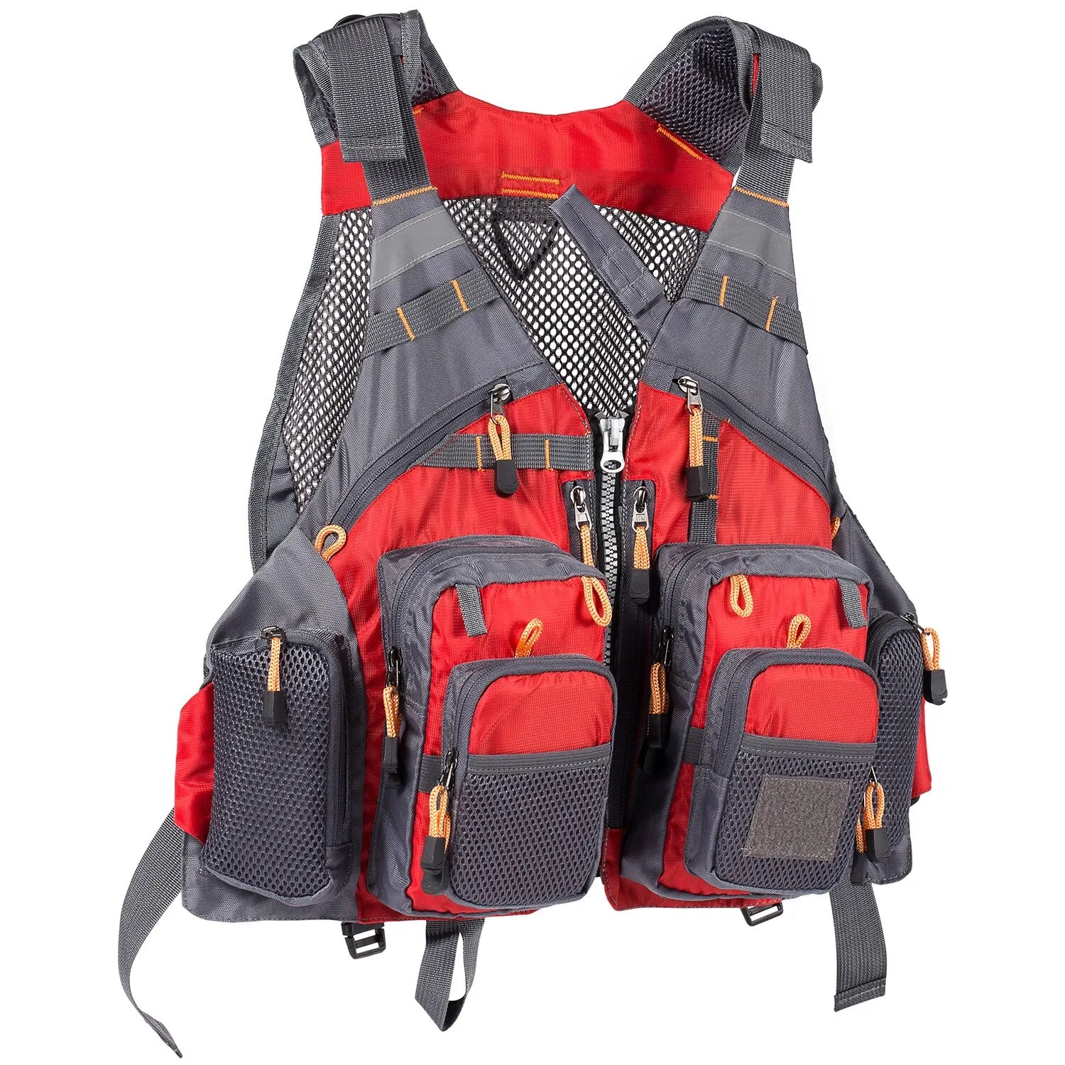 BASSDASH Breathable Backcountry Flying Survival Fishing Vest Adjustable Outdoor