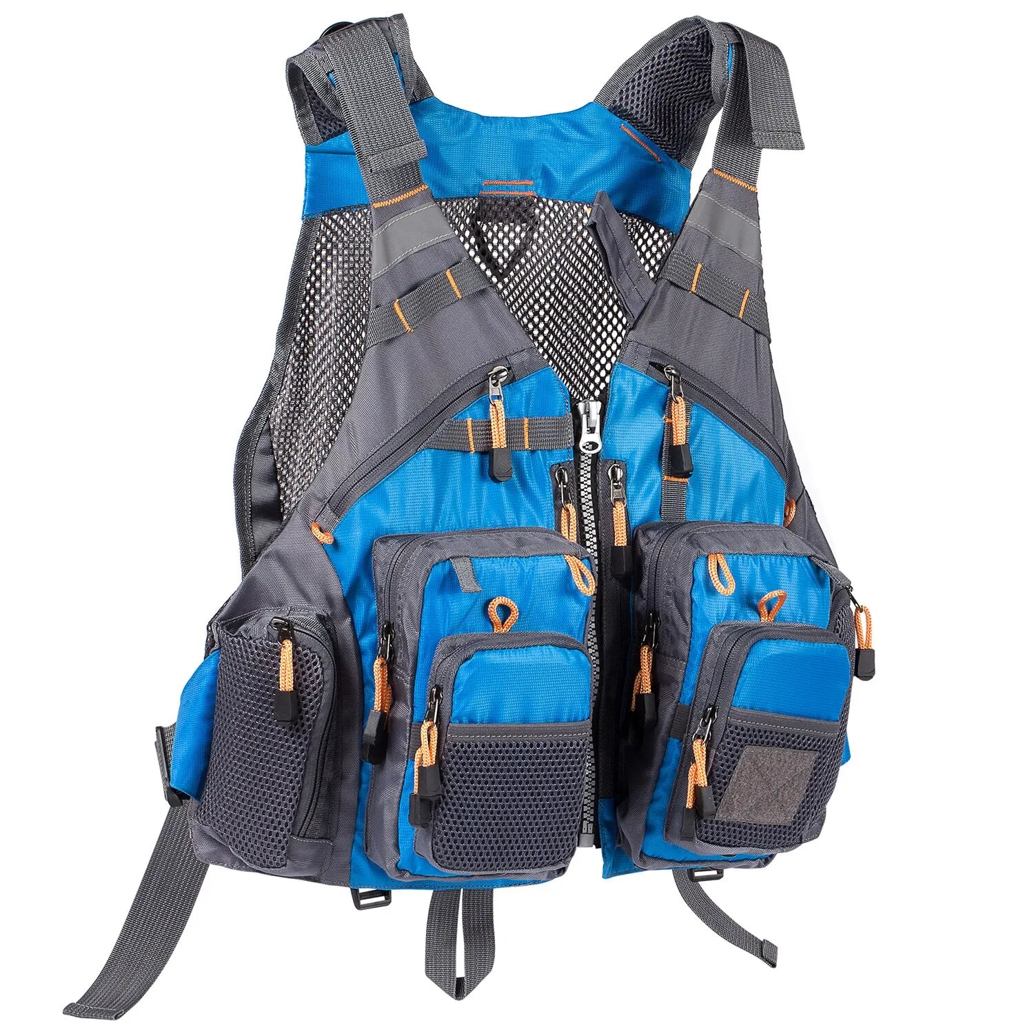 BASSDASH Breathable Backcountry Flying Survival Fishing Vest Adjustable Outdoor