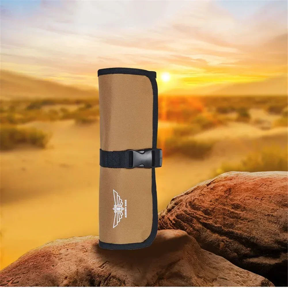 Portable Tool Roll Bag Oxford Cloth Multi Pocket Wrench Storage