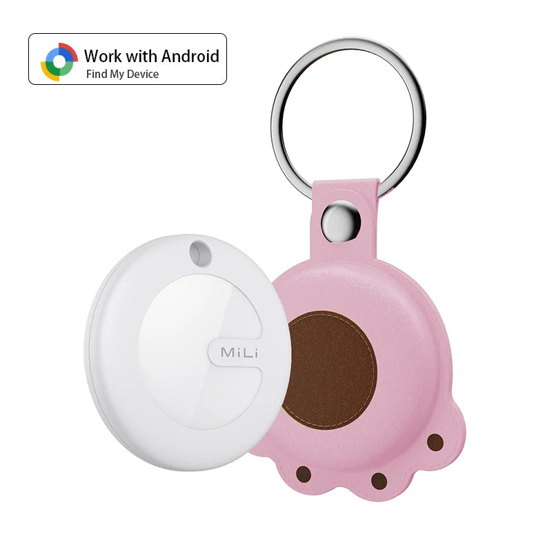 MiLi Bluetooth GPS Tracker, Lost Key Finder for Android Devices, Works With Android Find My device