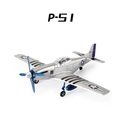 GSF 1/48 WW II Fighter Aircraft 4D Assembly Puzzle Military Model Kit