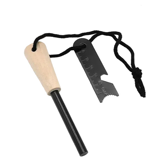 Magnesium Flint Fire Starter Rod Portable Survival Firesteel Emergency Camping Hiking Tool Kit