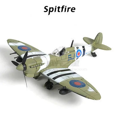 GSF 1/48 WW II Fighter Aircraft 4D Assembly Puzzle Military Model Kit