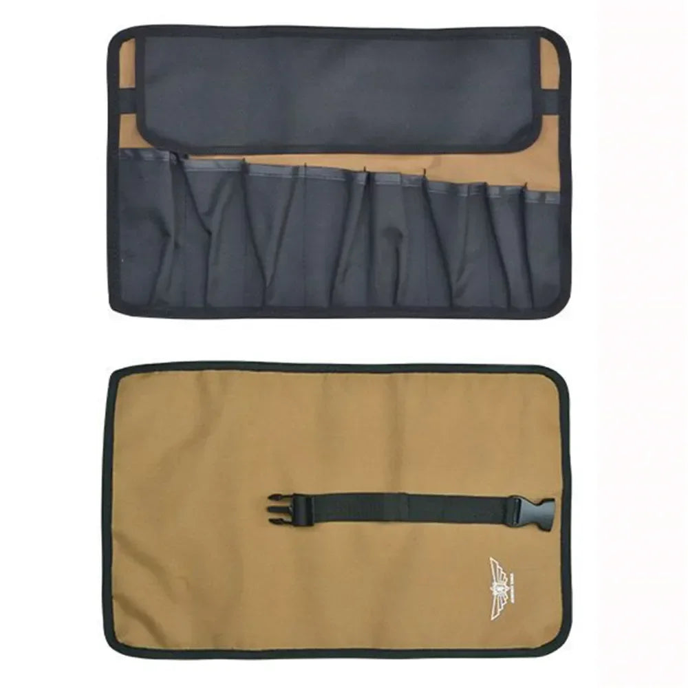 Portable Tool Roll Bag Oxford Cloth Multi Pocket Wrench Storage