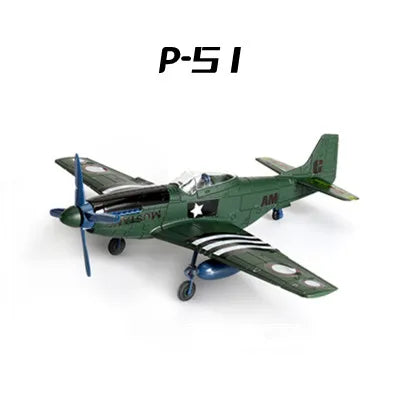 GSF 1/48 WW II Fighter Aircraft 4D Assembly Puzzle Military Model Kit