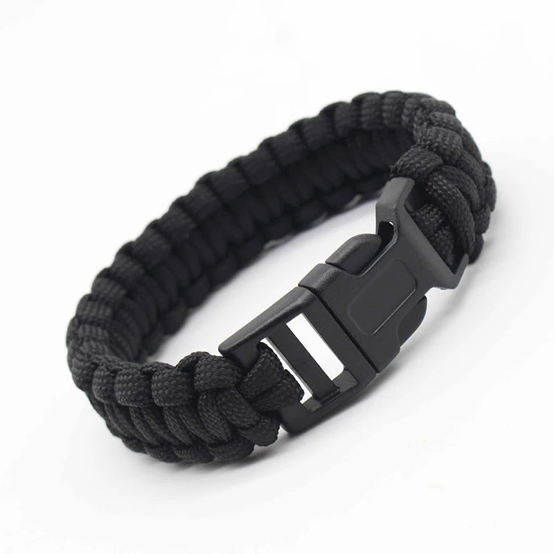 Seven Core Paracord Survival Bracelet 23cm Outdoor Emergency EDC Camping Escape Rope Tool