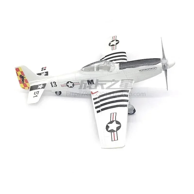 GRAPMAN 1/48 P-51D Mustang Fighter 4D Glue-Free WWII Aircraft Model Kit