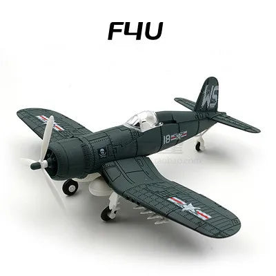 GSF 1/48 WW II Fighter Aircraft 4D Assembly Puzzle Military Model Kit