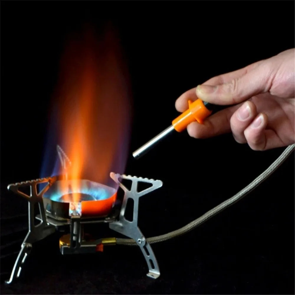 Portable Piezoelectric Pulse Igniter for Camping Stove BBQ Outdoor Kitchen