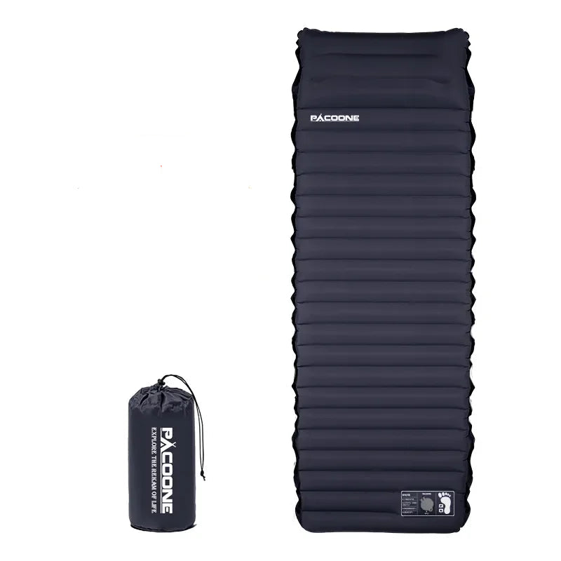 PACOONE Ultralight Self Inflating Camping Mattress Built-in Pump Travel Hiking Fishing Pad