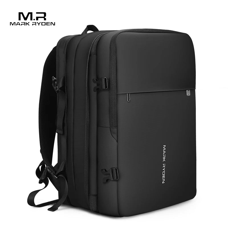 MARK RYDEN 40L Expandable Business Travel Backpack for Men & Women Fits 17.3 Inch Laptop Bag Large