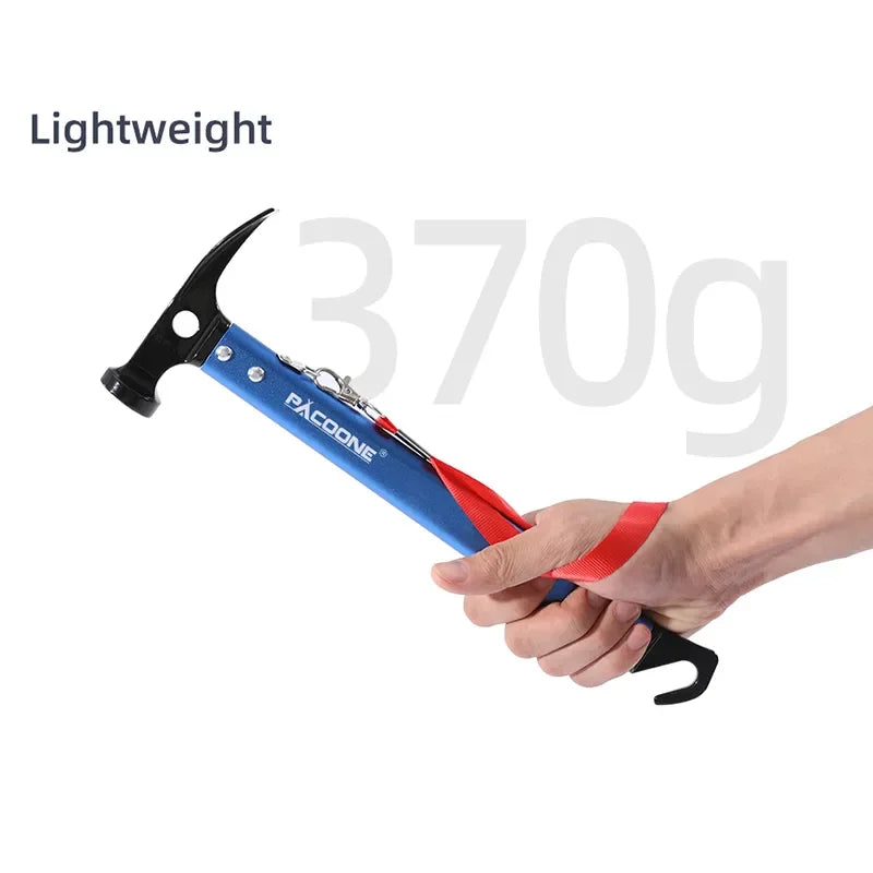 Outdoor Survival Multi Tool Hammer Aluminum Alloy Pocket Life Saving Camping Emergency Tool