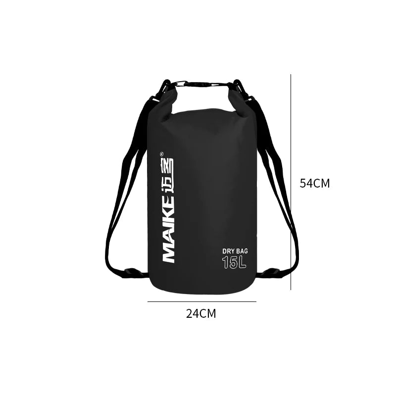 Waterproof Dry Bag 5L 10L 15L Swimming Kayaking Camping Backpack