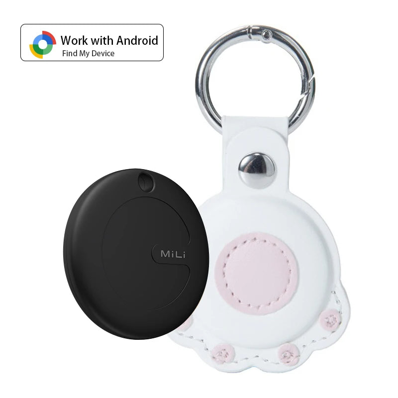 MiLi Bluetooth GPS Tracker, Lost Key Finder for Android Devices, Works With Android Find My device
