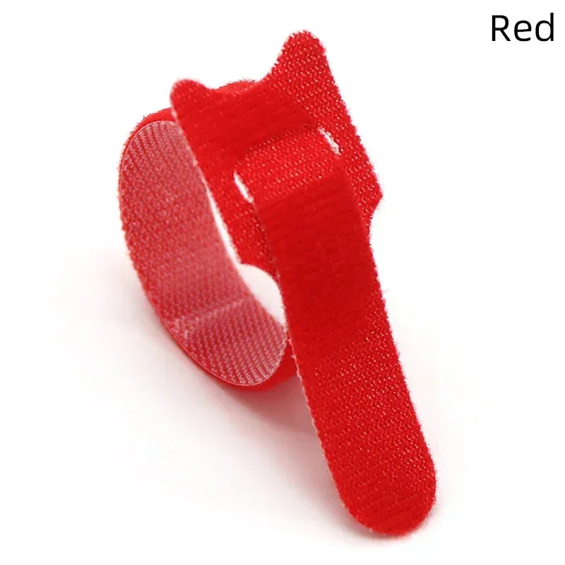 Releasable Nylon Cable Ties 15-30cm Hook Loop Straps