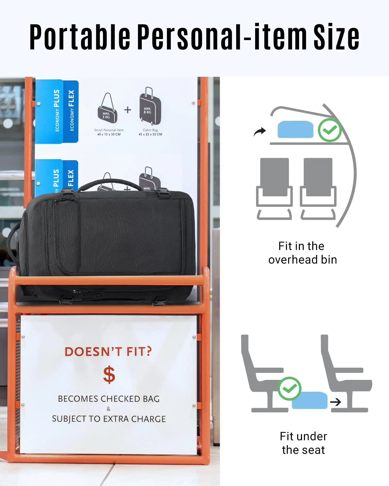 BAGSMART LIGHT FLIGHT TSA Travel Backpack Waterproof Laptop