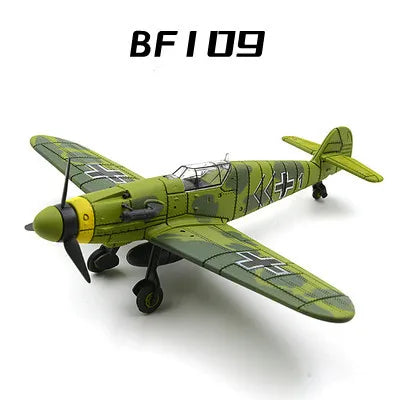 GSF 1/48 WW II Fighter Aircraft 4D Assembly Puzzle Military Model Kit