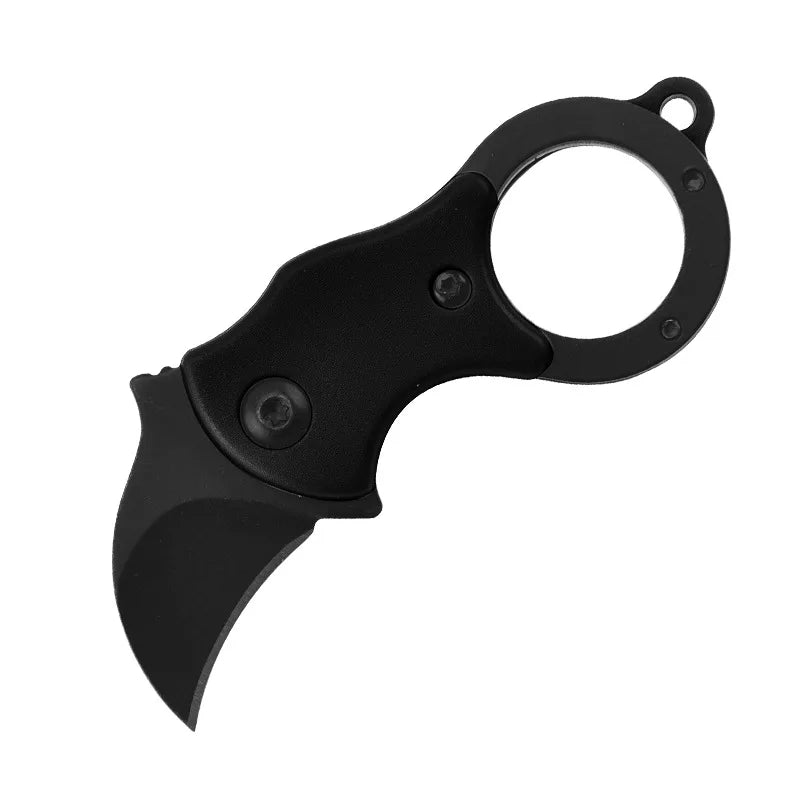 Portable Eagle Claw Folding Knife Keychain Steel Pocket Tool for Outdoor Camping EDC Gear