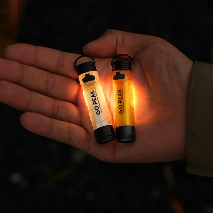 Pocket Mini LED Flashlight with Key Clip Portable Emergency Camping Hiking Outdoor Safety Light Torch
