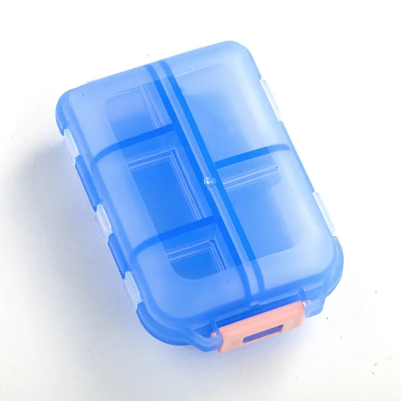 OEMG Travel Pill Organizer Moisture Proof Pocket Medicine Vitamin Holder Case Portable Box