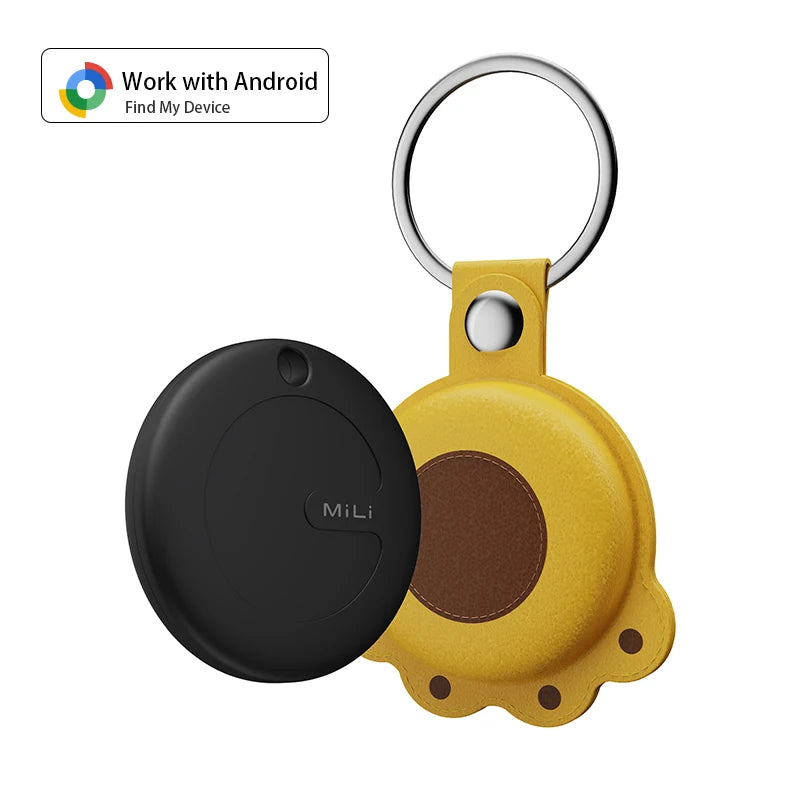 MiLi Bluetooth GPS Tracker, Lost Key Finder for Android Devices, Works With Android Find My device
