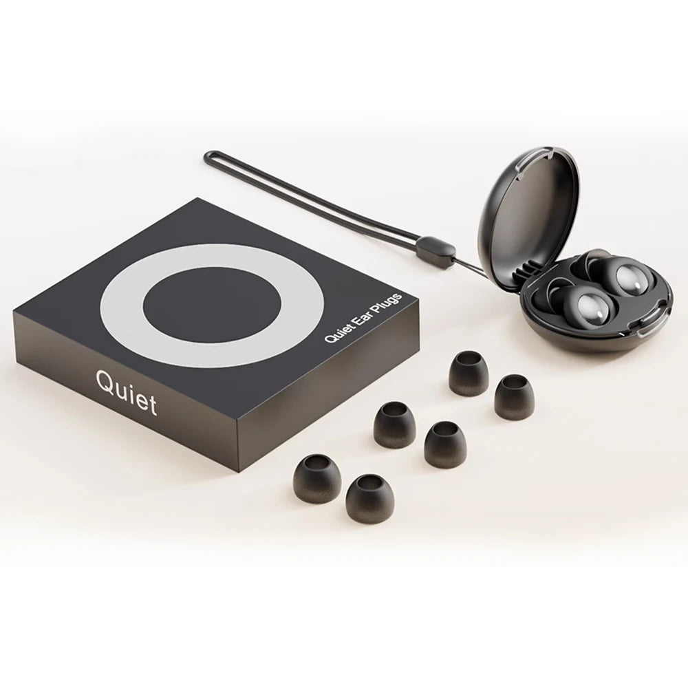 Silicone Earplugs for Sleep Noise Reduction and Soundproof Comfort for Travel Flights and Rest