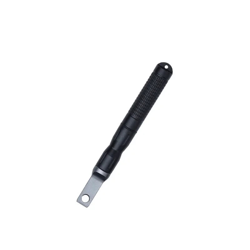 Outdoor Flint Fire Starter Waterproof Magnesium Rod Survival Tool with Wood Handle for Camping