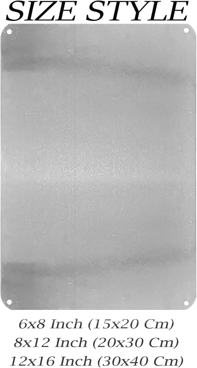 Putuo Decor Airplane Metal Tin Sign Easily Distracted Aviation Wall Art Decor