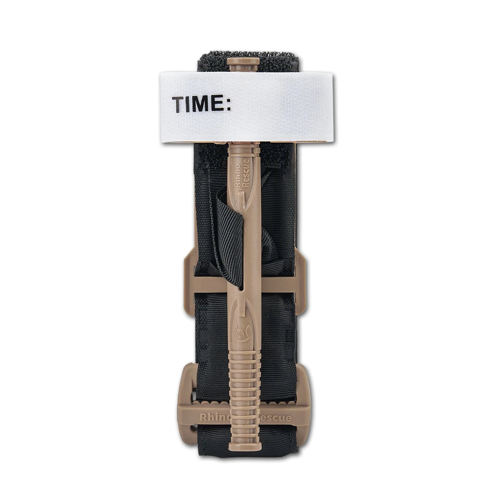 RHINO RESCUE Tactical Tourniquet Combat Hemostatic Control Single Handed First Aid Device