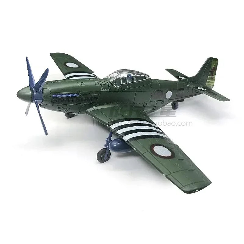 GRAPMAN 1/48 P-51D Mustang Fighter 4D Glue-Free WWII Aircraft Model Kit
