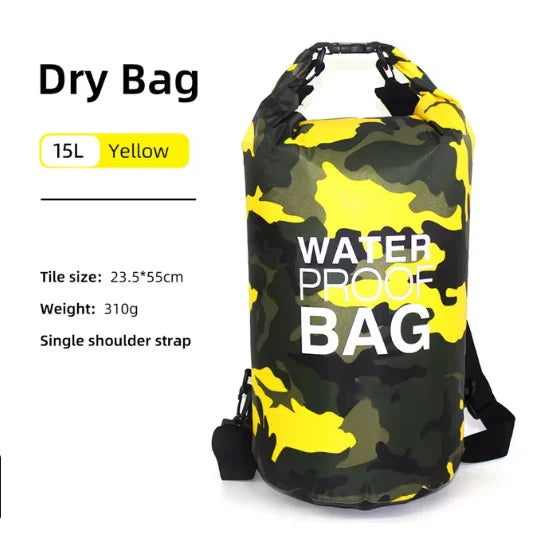 SCIONE Waterproof PVC Dry Bag Backpack 10L 15L 20L 30L