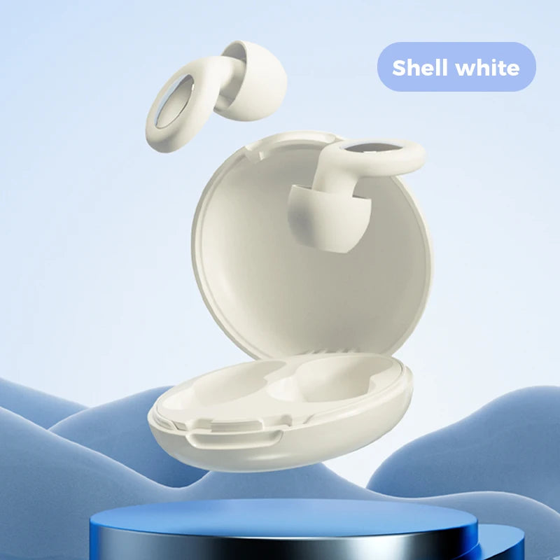 Silicone Earplugs for Sleep Noise Reduction and Soundproof Comfort for Travel Flights and Rest