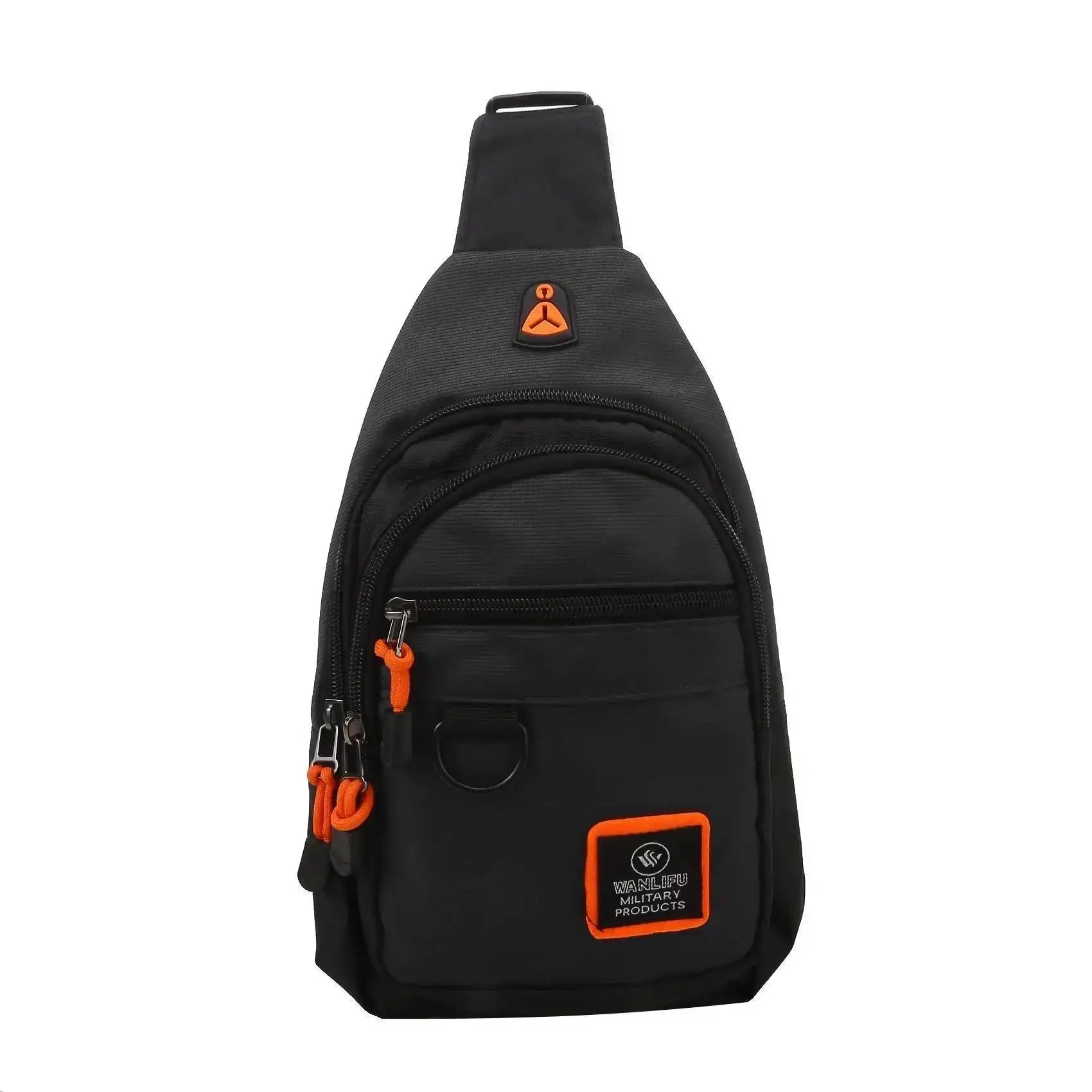 Men Business Chest Shoulder Bag Multi Layer Crossbody Travel