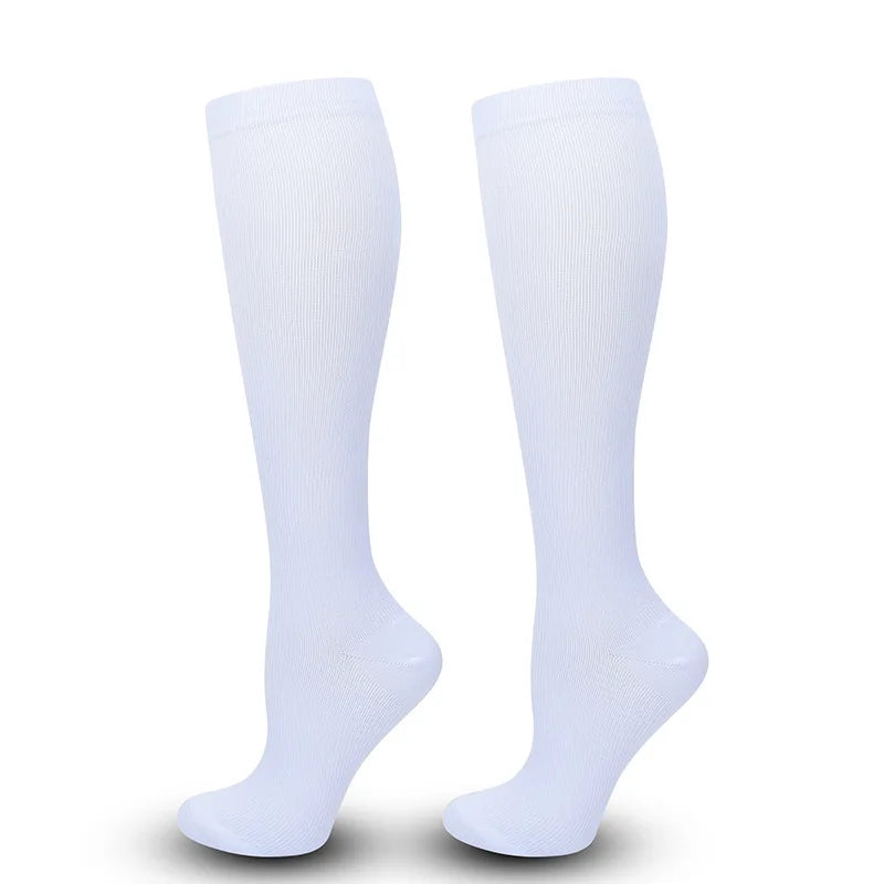 Compression Socks for Travel Flights Sports and Driving Anti Fatigue Support for Women and Men