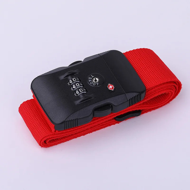 TSA Password Customs Lock Luggage Cross Belt 2M Adjustable Strap