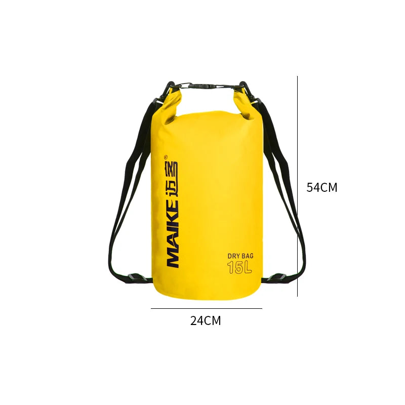 Waterproof Dry Bag 5L 10L 15L Swimming Kayaking Camping Backpack