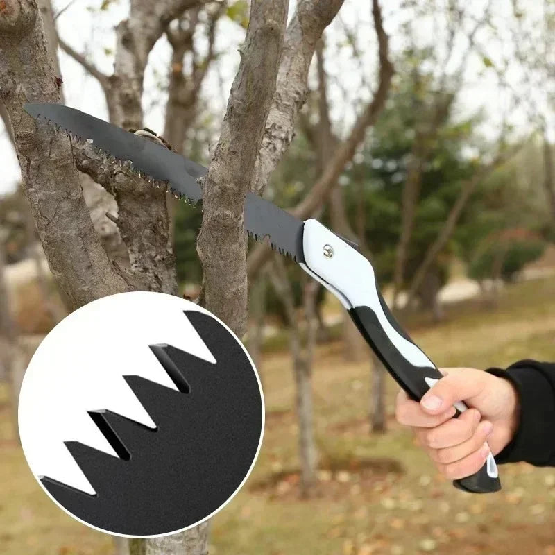 Portable Folding Gardening Saw Secateurs Multifunctional Pruner Grip Hand Tool for Outdoor Use