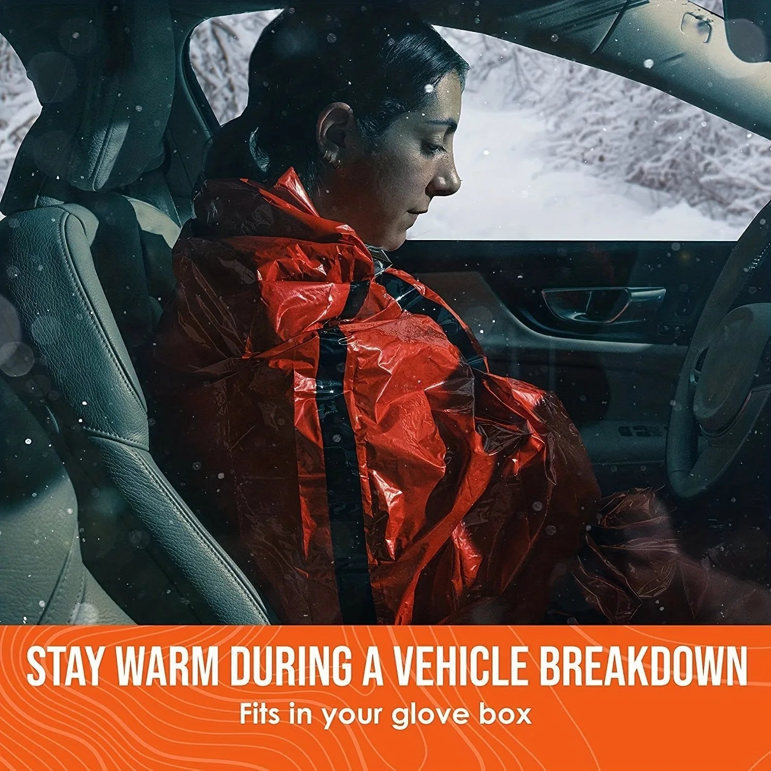 Portable Waterproof Emergency Survival Sleeping Bag Thermal Mylar Rescue Camping Sack Gear