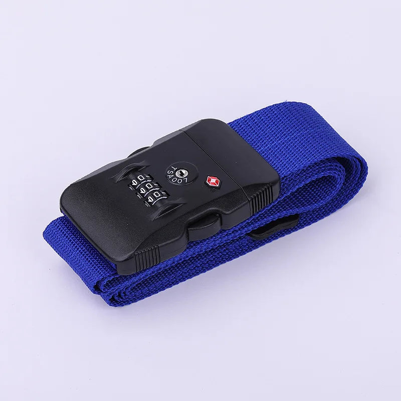 TSA Password Customs Lock Luggage Cross Belt 2M Adjustable Strap