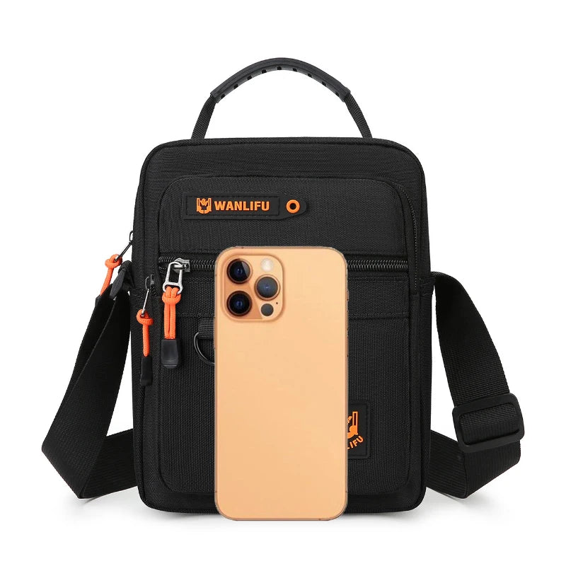 Mens Adjustable Crossbody Bag Oxford Casual Shoulder Commuter