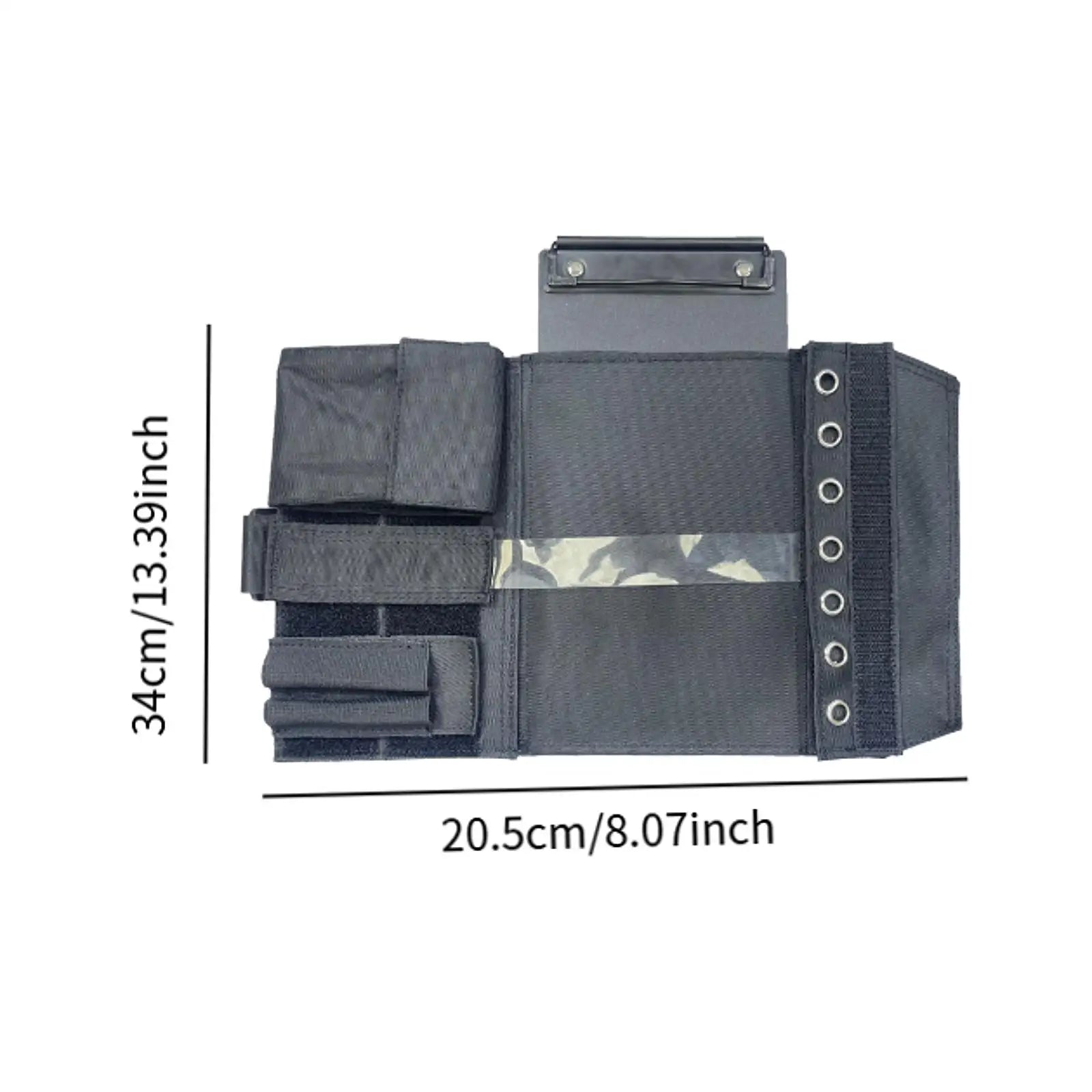 Aviation Pilot Kneeboard Clipboard Black Leg Strap Notepad Holder Flight Writing Board