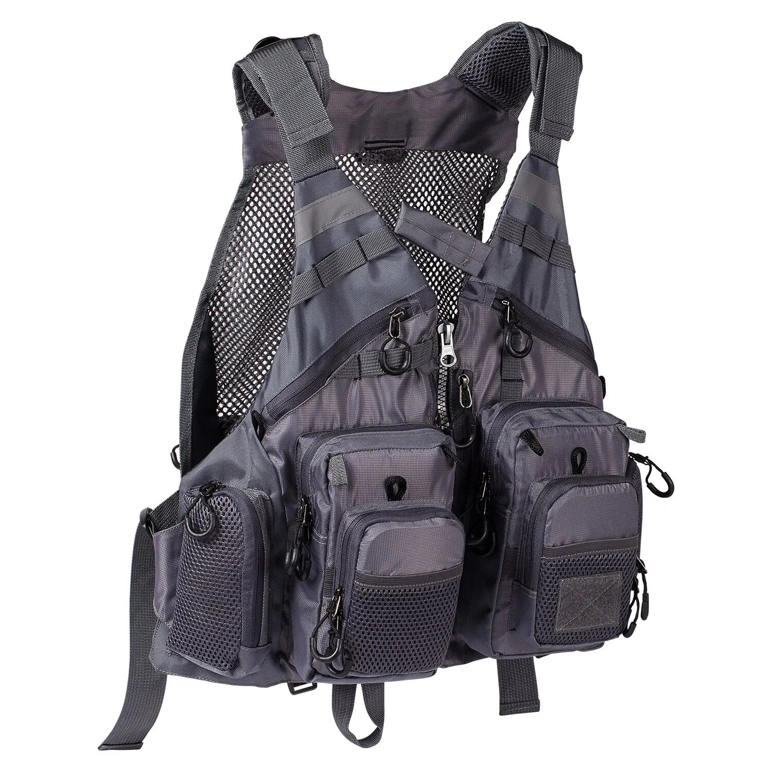 BASSDASH Breathable Backcountry Flying Survival Fishing Vest Adjustable Outdoor