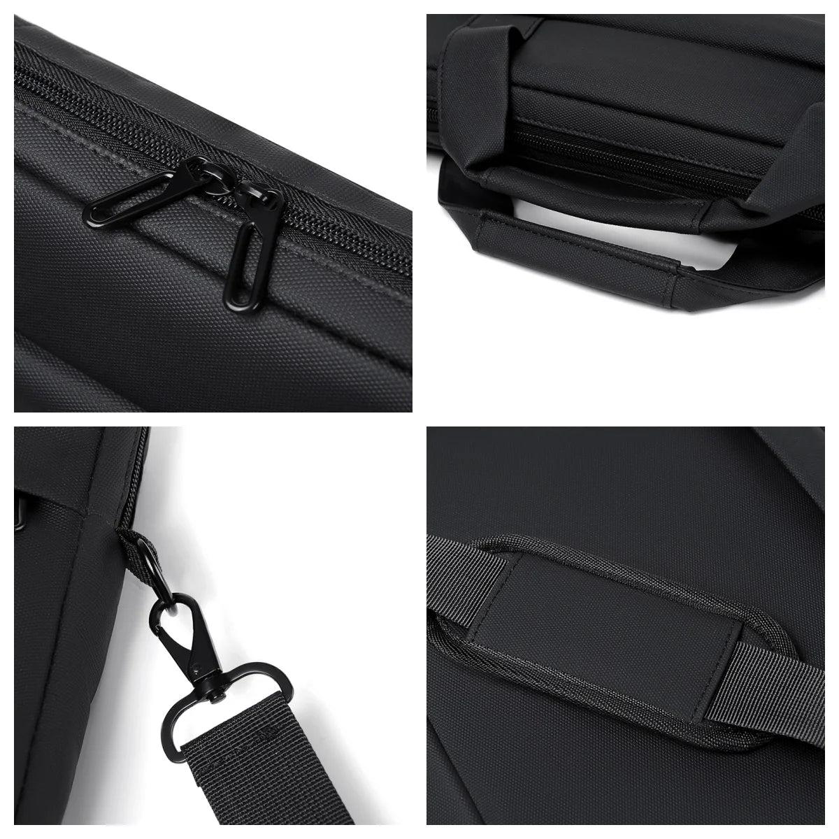 Men’s Minimalist Business Briefcase Shoulder Messenger Bag Large Office Tote 14 Inch Laptop Case