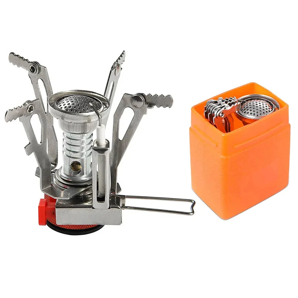 LISM Ultralight Portable Camping Stove Adjustable Valve Backpacking Hiking Burner