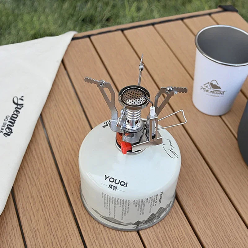 Portable Aluminium Alloy Camping Gas Stove Ultralight Outdoor Cooking Picnic Survival Burner