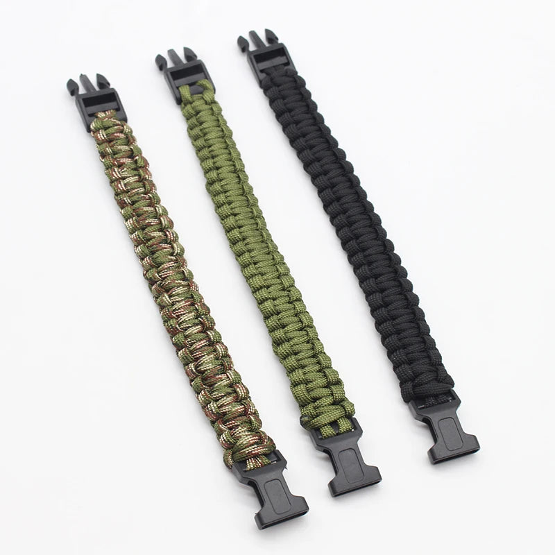 Seven Core Paracord Survival Bracelet 23cm Outdoor Emergency EDC Camping Escape Rope Tool