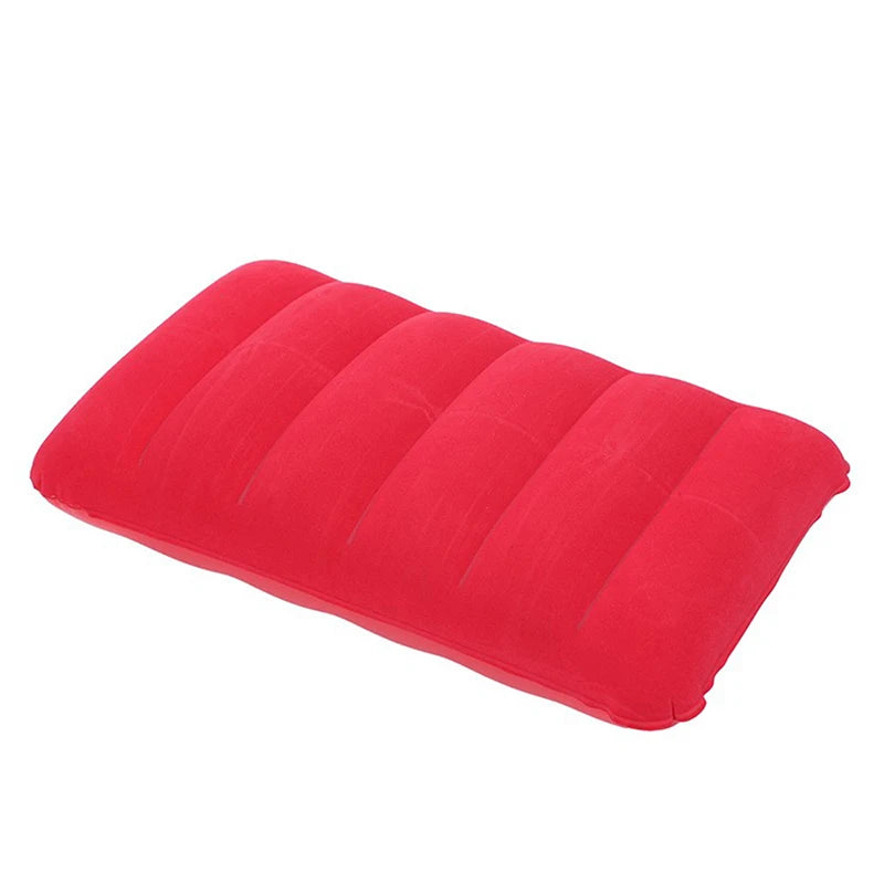 Portable Inflatable Neck Pillow Self Filling Travel Camping Support Cushion