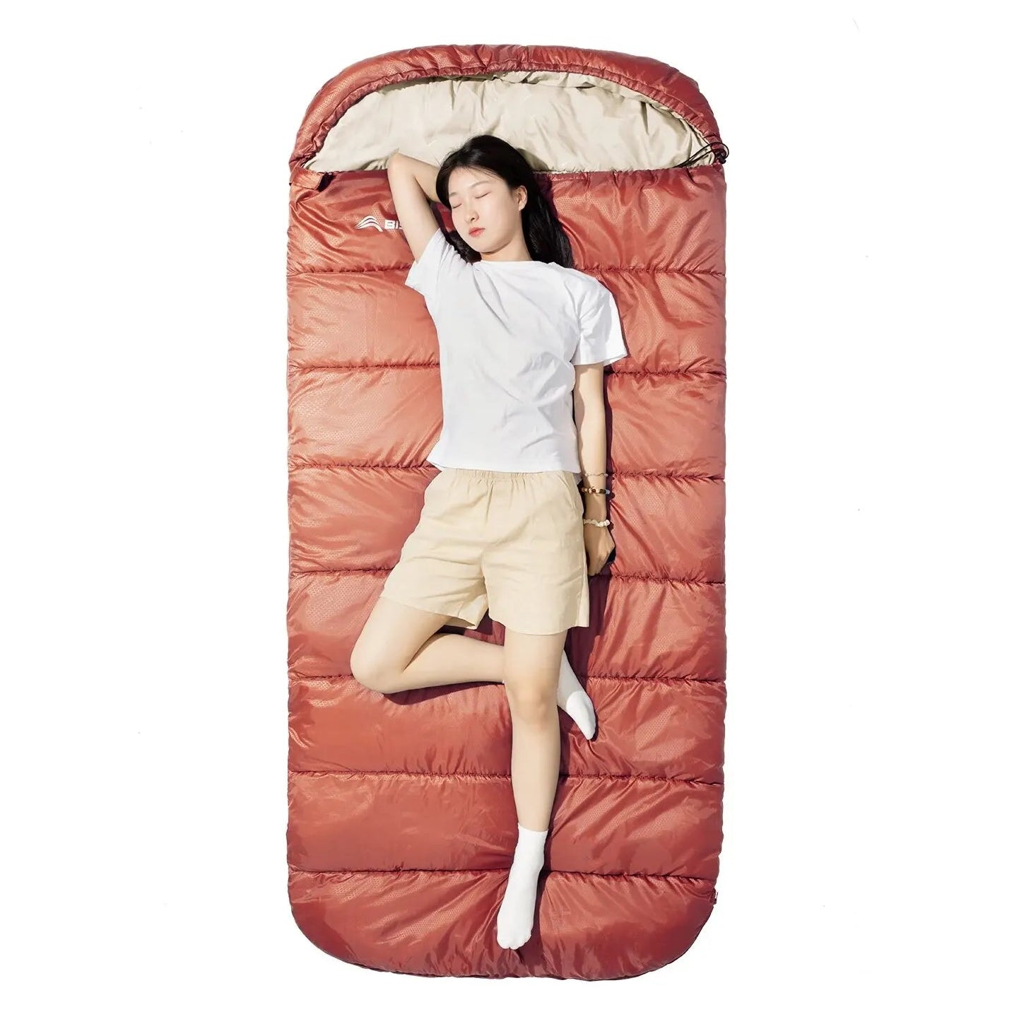 BISINNA Large 3 Season Sleeping Bag Lightweight Widen Long Adult Envelope Camping Bag