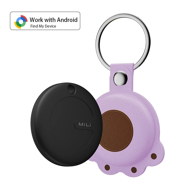 MiLi Bluetooth GPS Tracker, Lost Key Finder for Android Devices, Works With Android Find My device